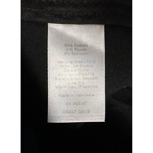 Talbots Black White Polka Dot Hampshire Ankle Cropped Pants Women's Size 10 - Picture 4 of 12